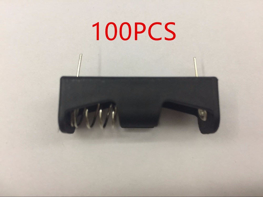 100pcs/lot 12V 1 x 23a Battery Holder With PCB Pin For 23A / A23 Battery Clip Holder Cell Box Case