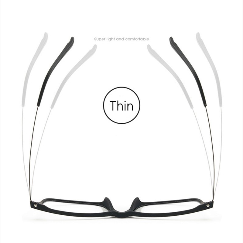 Ren titanium brillestel nærsynethed briller herre ultralette og komfortable fuld stel stort stel optisk brille stel 9827