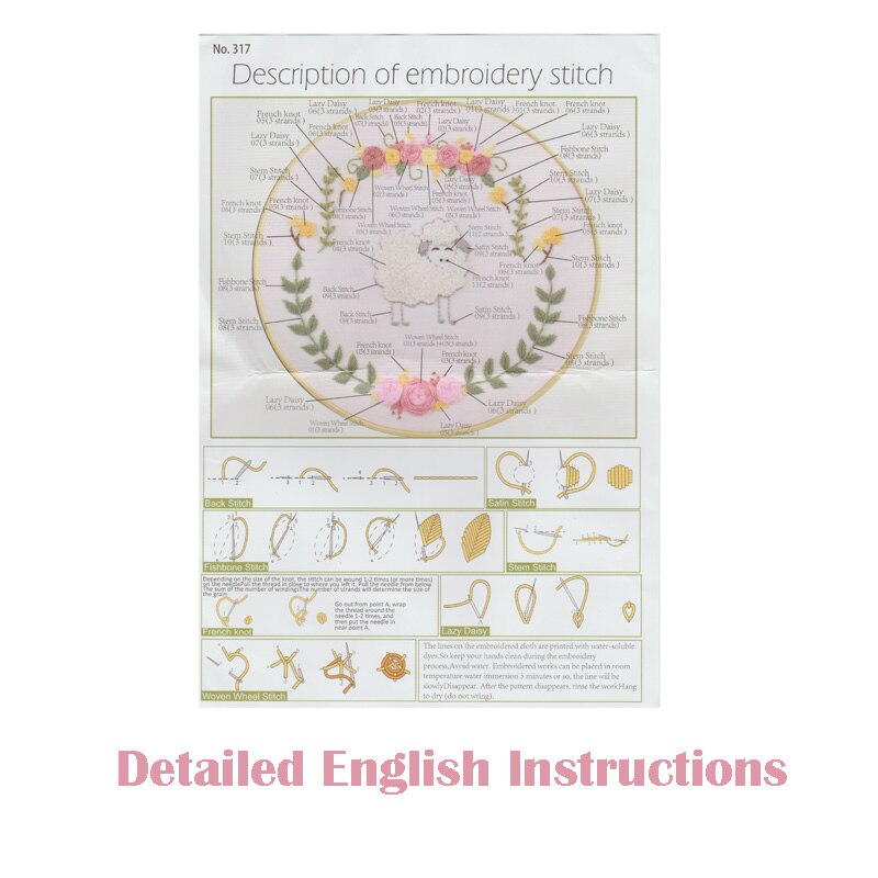 Kit de broderie avec cerceau pour débutant, Kit de broderie, motif d&#39;halloween, ensemble de points de croix imprimés, couture, artisanat d&#39;art,