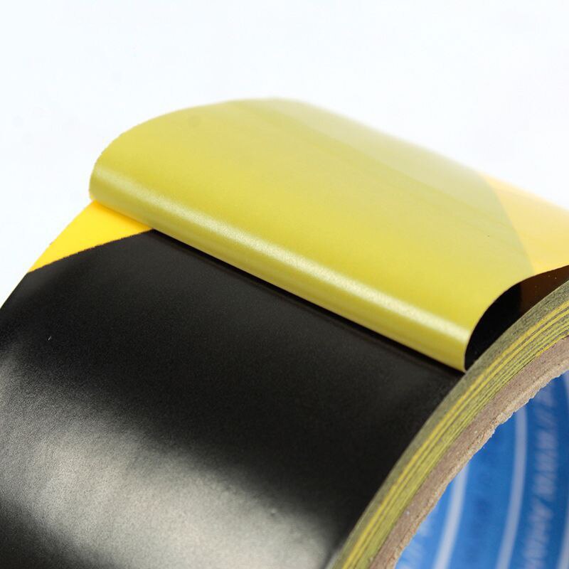 Two-Tone Warning PVC Anti-Static Moisture Tape Ground Line Alert Landmarks Floor Identity Rubber Red Yellow and Black