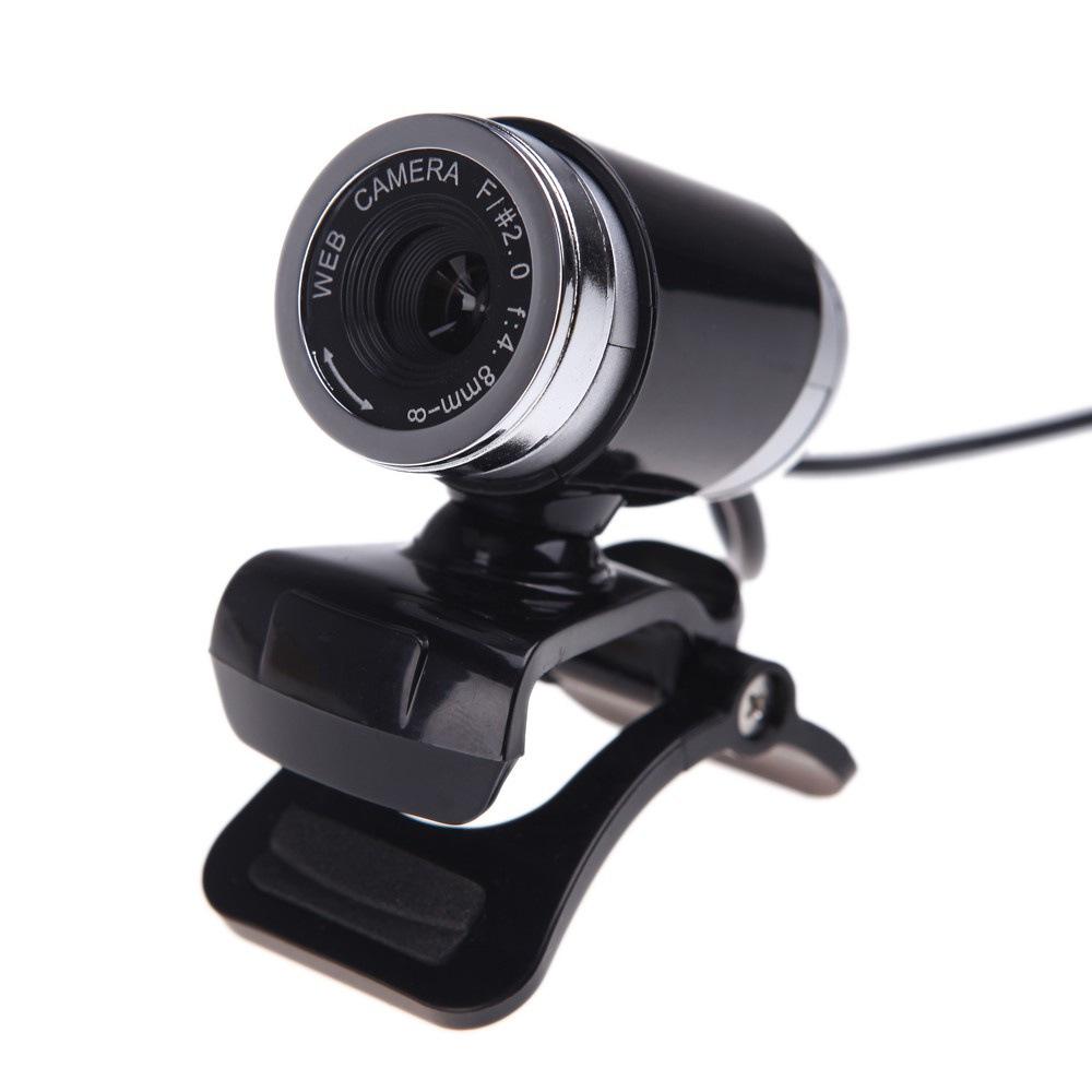 Webams HD Computer Camera with Absorption Microphone for Skype Android TV Web Cam: black