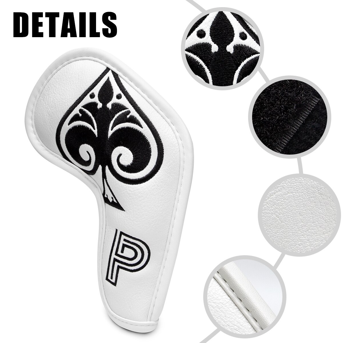 Spaten Golf Eisen Kopf Abdeckungen Eisen Headovers Keile Abdeckungen 4-9 ASPX 10 stücke