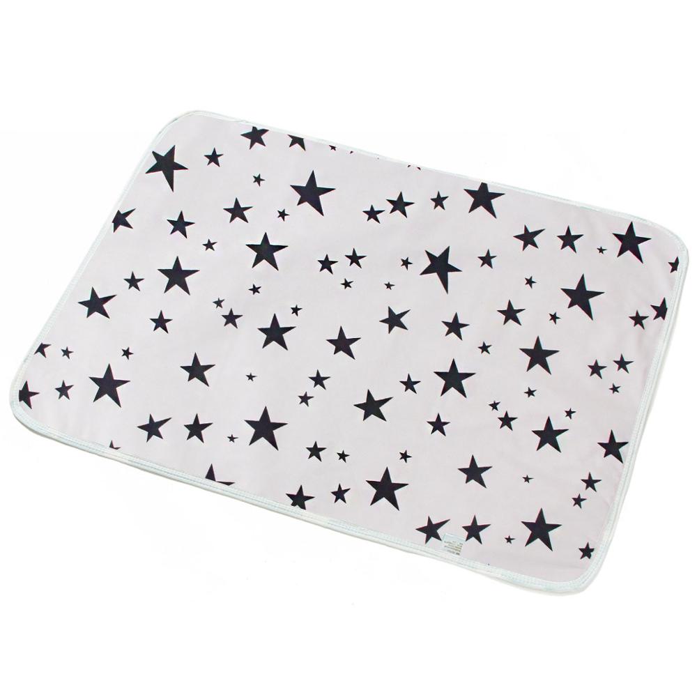 Baby Luier Aankleedkussen Katoen Ecologic Luier Veranderende Tafel Cartoon Baby Waterdichte Matras Laken Baby Verandering Mat Cover: Size 214 50x70cm