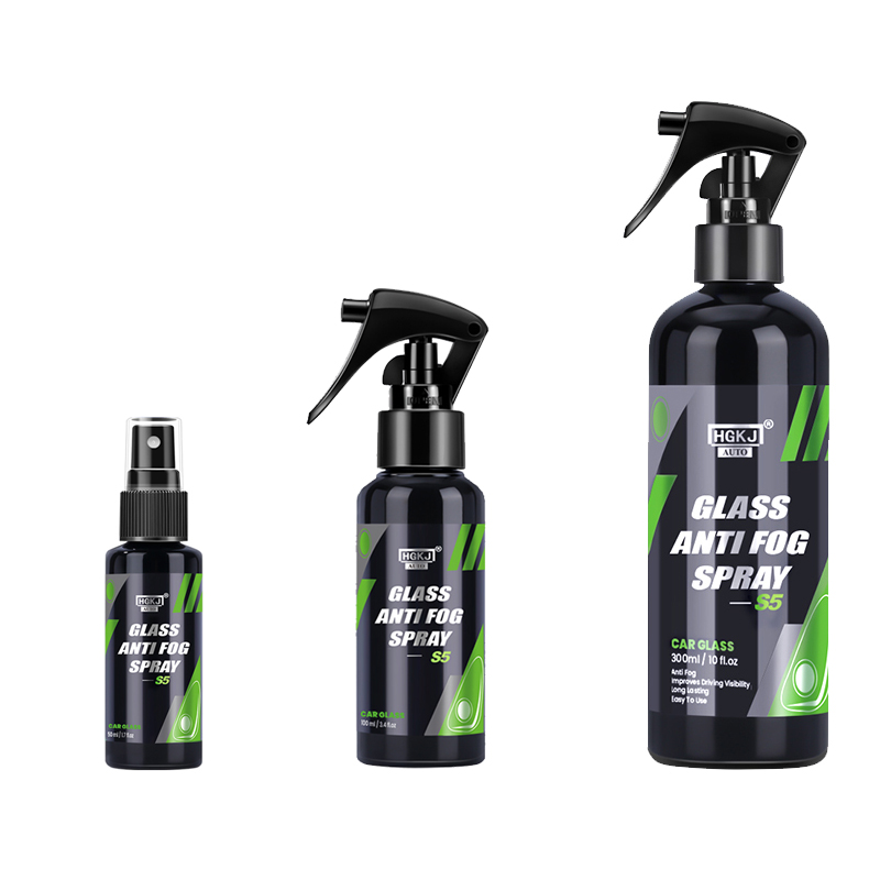 Agente de revestimiento de vidrio antivaho HGKJ S5 para parabrisas interior de automóvil, pulverización antivaho y superficie de espejo a prueba de lluvia