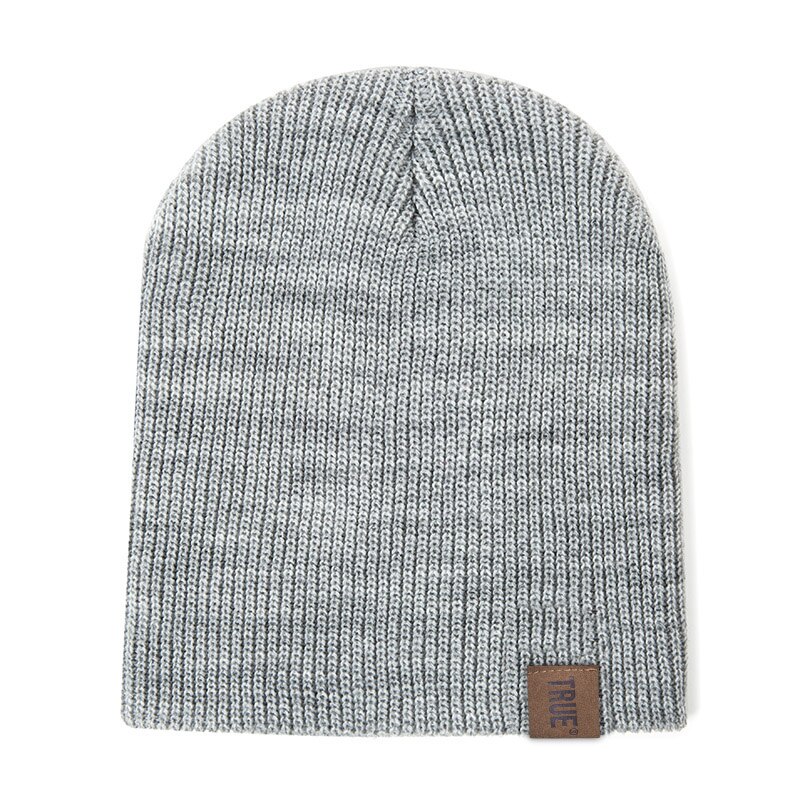 Iwinter strikning vinter hat mænd kvinder ensfarvet skullies beanies mandlige ægte hovedbeklædning udendørs sport hætter bomuld hatte