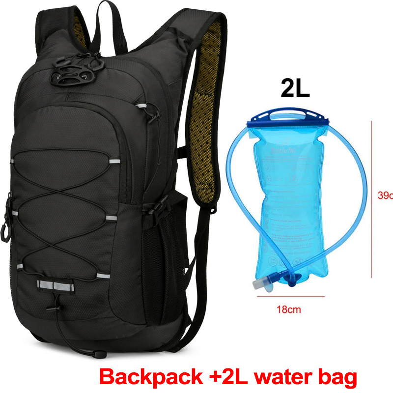 Bolsa de ciclismo, mochila de hidratación, montañismo, senderismo, escalada, deporte, montar, hombro, MTB, bicicleta, motocicleta, bolsa de equipo de viaje: Turquesa