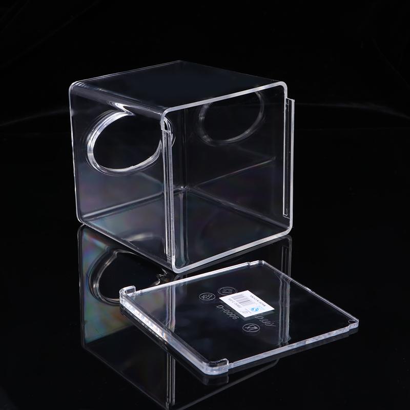 1PC Tissue Box Acrylic Transparent Square Tissue Case Tissue Holder Paper Storage Box for Hotels Home Restaurants