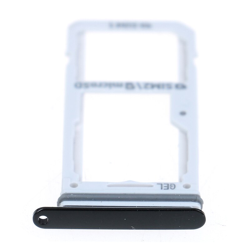 1 Unidad de Soporte de tarjeta Sim Dual bandeja de ranura para Galaxy S8 S8 + ranura para tarjeta SIM Adaptador de soporte de bandeja de tarjeta SD