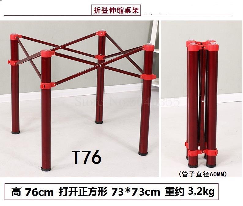 Bureau frame rvs mahjong tafel been beugel vouwen frame verstelbare krimpen tafel voet snelle tafel voet smeedijzeren: VIP 15