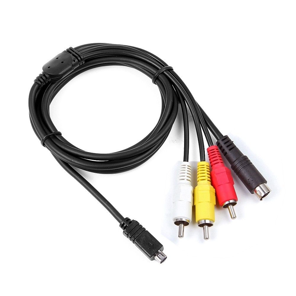 AV A/V Audio Video TV Cable Cord Lead For Sony Handycam DCR-DVD610/e DCR-HC44 e
