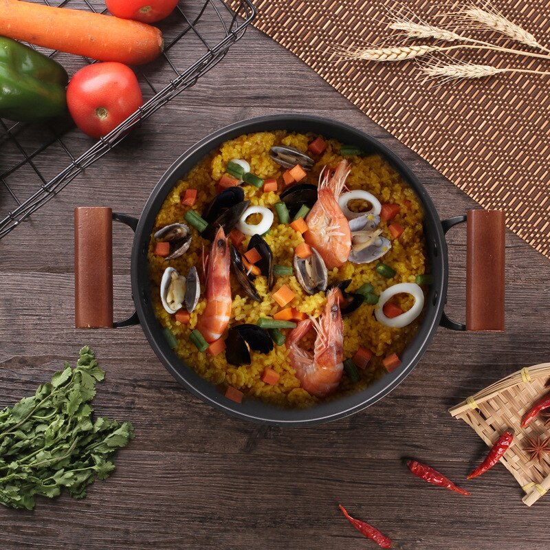 24cm ancien fer Wok soupe Pot maison ragoût Pot ragoût non enduit antiadhésif ustensiles de cuisine Pot