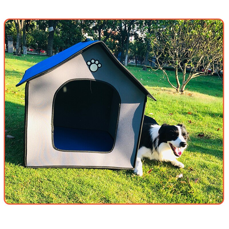 Portable Pet Dog House Foldable Dogs Room Outdoor Waterproof Soft Removable Kennel Nest For Dogs Cats Small Animals Pet Products
