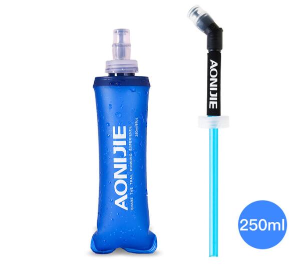 AONIJIE – bouteille d&#39;eau repliable sans BPA, 450ML ou 500ML, gourde pour le sport, bouteille d&#39;eau douce, bouilloire, Pack d&#39;hydratation, pour la vessie: 250ml 1