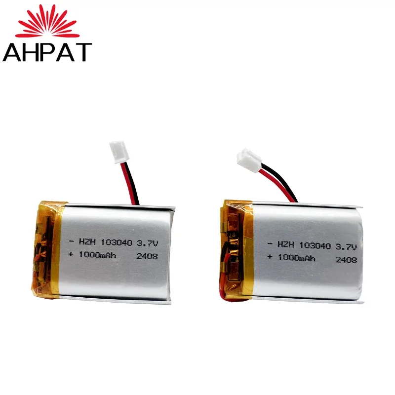 3.7V 803040 1000mAh Rechargeable Polymer lithium ion / Li-ion battery for MP3 player alarm speaker DVD GPS VR Car DVR