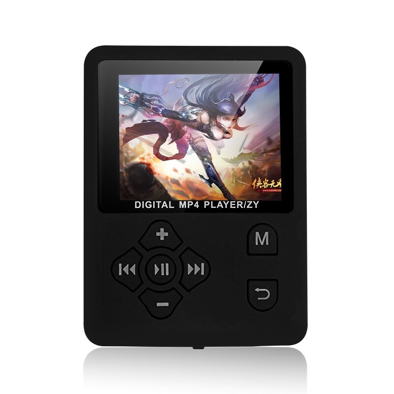 1.8 Inch Kleurenscherm Ultradunne MP4 Speler Ondersteuning 32G Tf Card Draagbare Hifi Muziekspeler