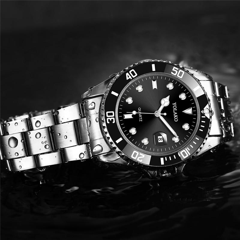 Montre de Sport homme de luxe horloge à Quartz hommes acier inoxydable affaires pour Renault trafic 2006 2001 megane 1996 2002 scénic 1999