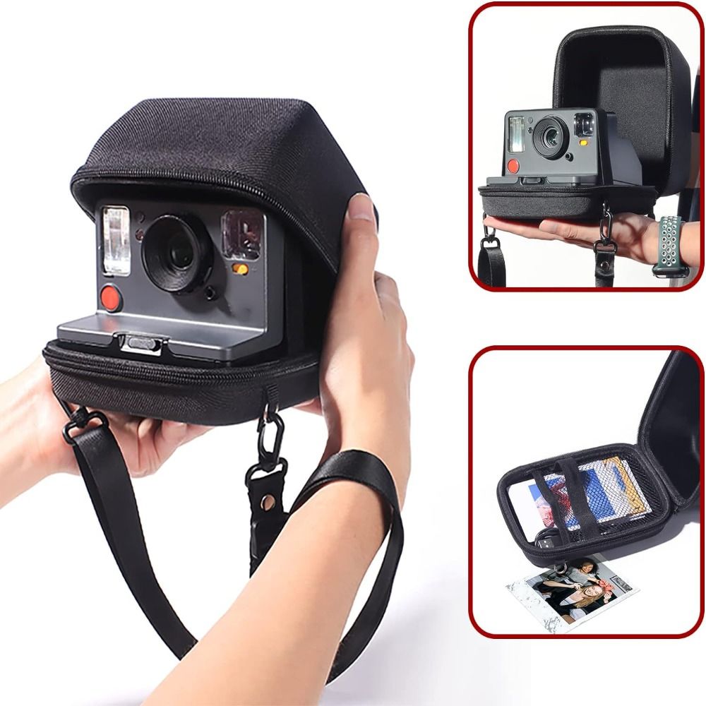 Odporna na wstrząsy torba do przechowywania aparatu natychmiastowego typu I EVA Anti-Drop Film Camera Carrying Case Hard dla Polaroid One Step 2/NOW