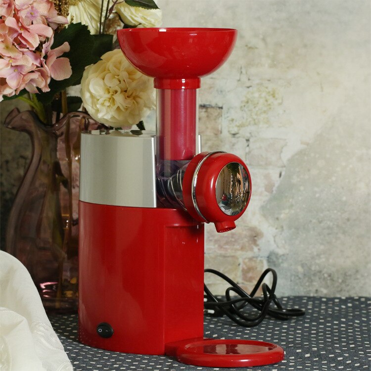 Big Boss Swirlio Automatische Bevroren Fruit Dessert Machine Fruit Ijs Machine Maker Milkshake Machine: Rood