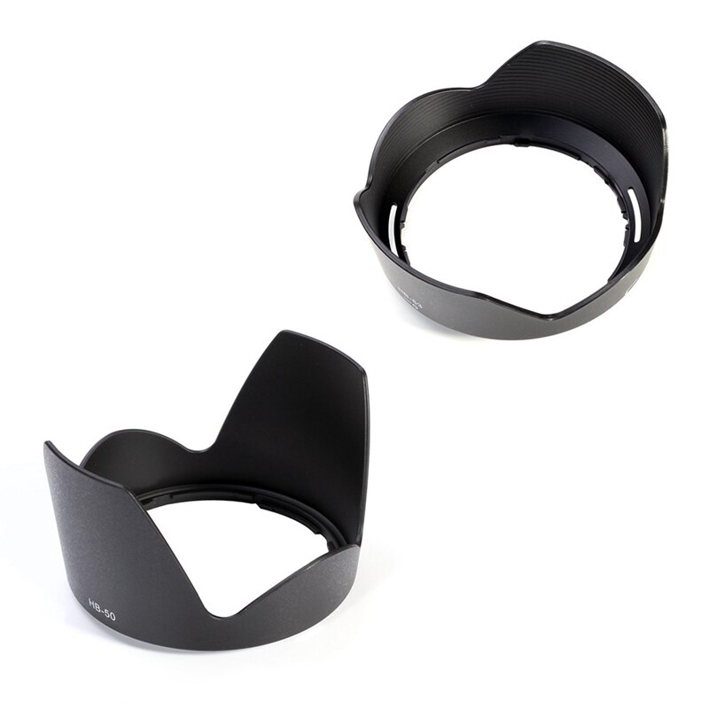 2 Pcs Bayonet Lens Hood For Nikon Af-S Nikkor, Hb53 &amp; Hb50