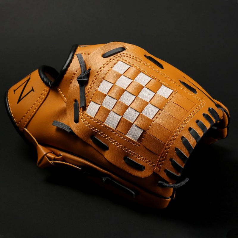 Volwassen Jeugd Honkbal Handschoenen Softbal Dikker Duurzaam Zachte PVC Lederen Pitcher Handschoenen Infield Catchers