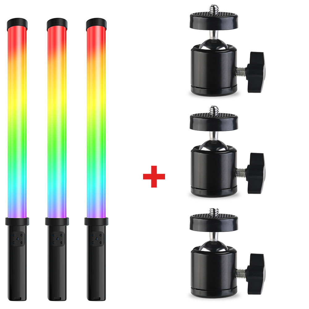 Handheld Licht Zauberstab Tragbare RGB LED Video Licht Bar 1530 ° Volle Farben Fotografie Leuchtstoffröhre Stock, 3200-6000K Dimmen, 2000 Lm