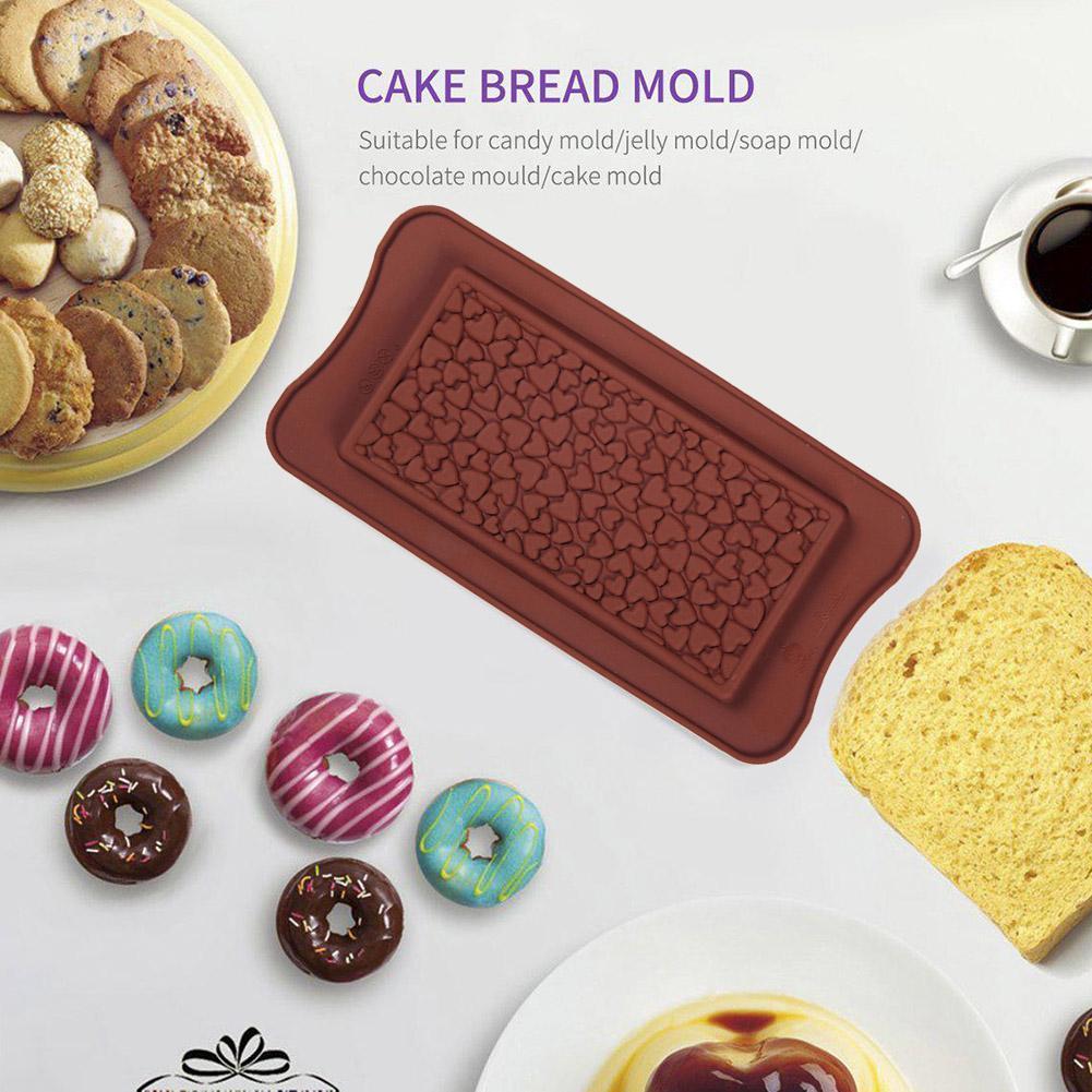 Silicone Small Love Chocolate Mold English Alphanumeric Birthday Baking Tools Cake Decoration Diy Button Cake Non-stick I4K6
