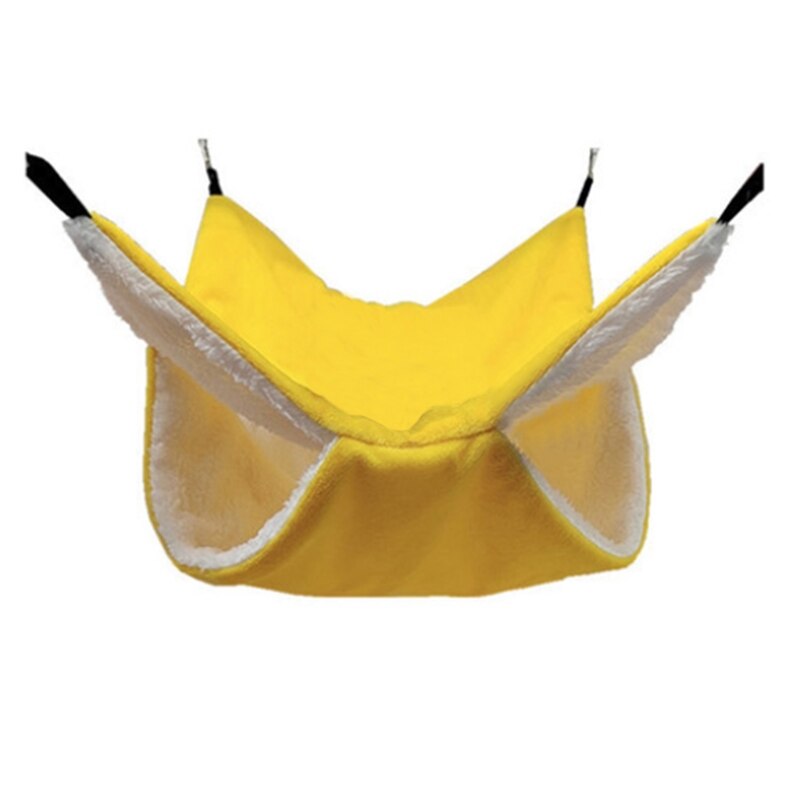 Hamac en peluche pour animaux de compagnie, lit Double couche, épais et , hamac, Hamster, furet, écureuil, lapin, nid, Cage suspendue, maison, My06 21