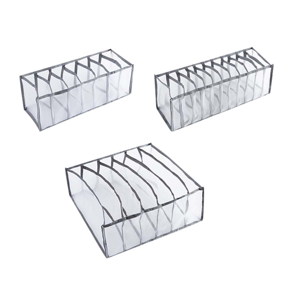 Underwear Storage Box with Compartments Socks Bra Underpants Organizer Drawers Divider Box Storage Box Cabinet Drawer Divider