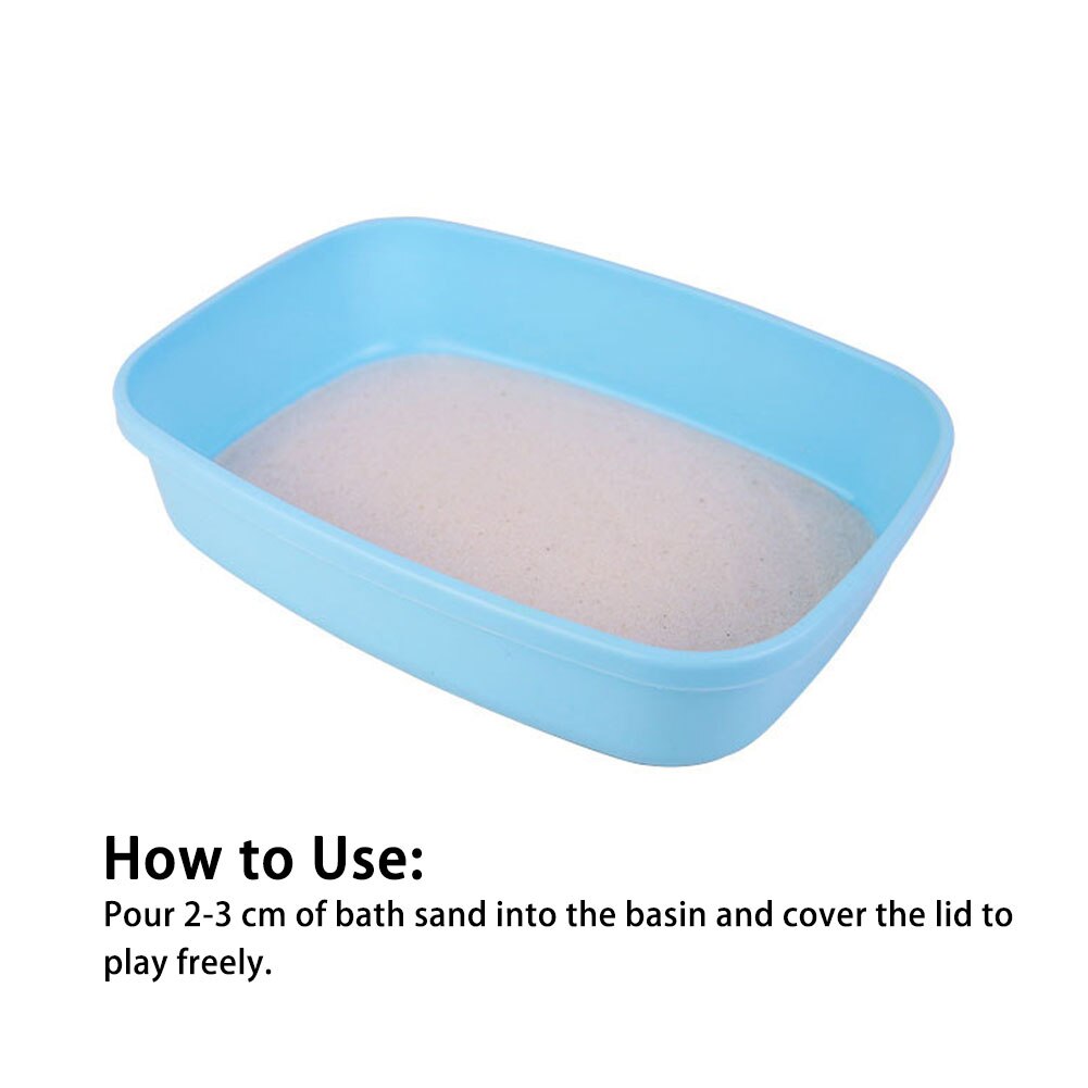 Chinchilla Dry Bath Hedgehog Sand Room Sauna Toilet Shower Room Small Animal Bath House Degus Squirrel Dust Bath Pets Bathroom