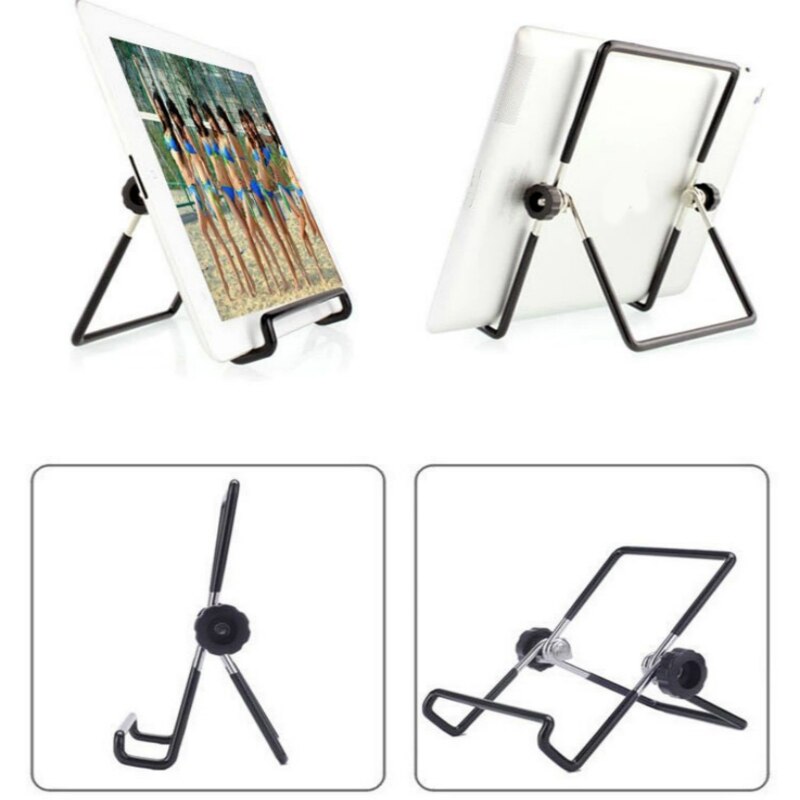 Desktop Metalen Staal Multi-Hoek Antislip Draagbare Opvouwbare Verstelbare Standaard Houder Tablet Stand Houder