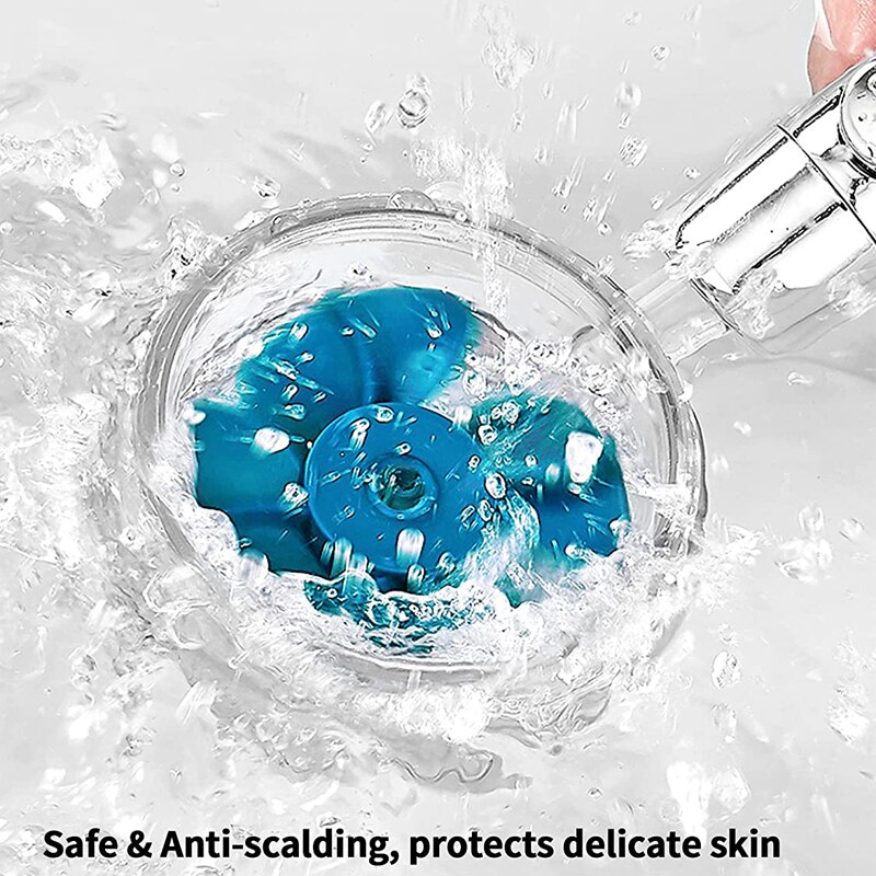 shower head high pressure Shower head 360 Degrees Rotating With Small Fan Showerhead spray shower for bathroom Showerhead