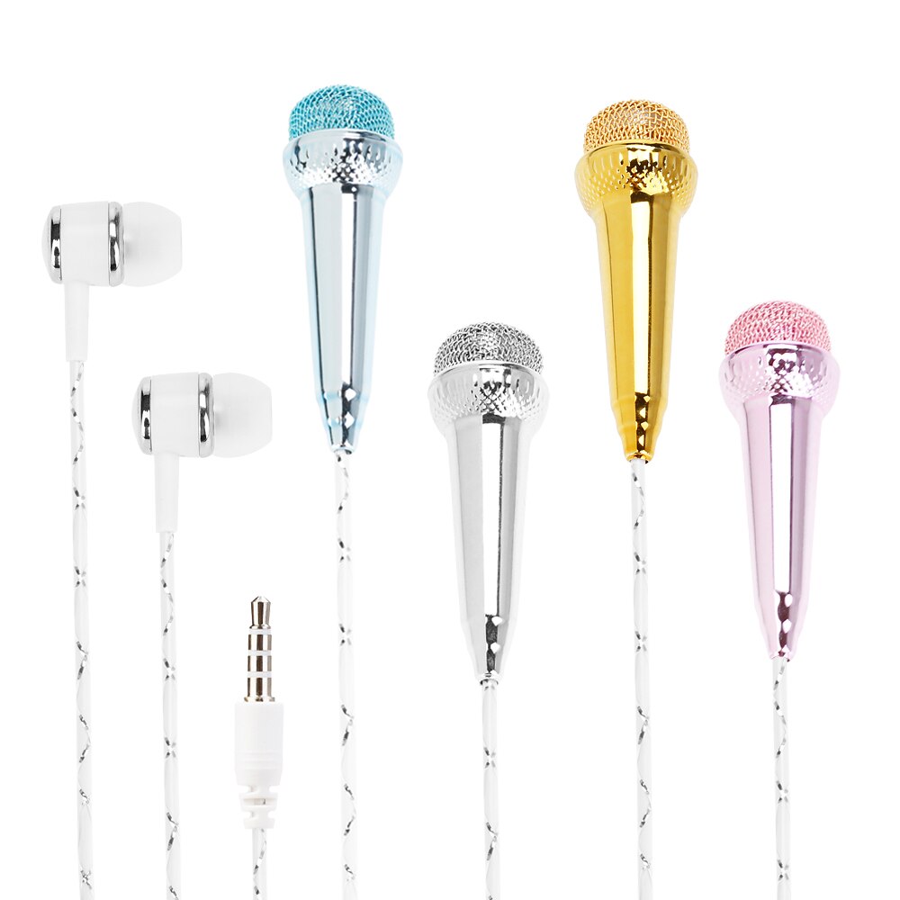 Microfoons 3.5mm Jack Microfoon Lavalier Tie Mikrofon Microfono Mic voor Mobiele Telefoon Spreken iphone 7 8 X karaoke