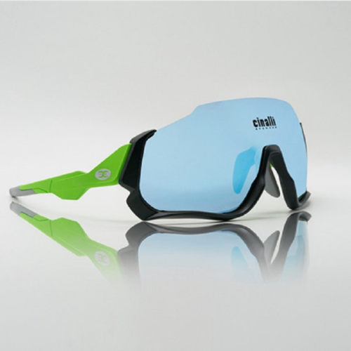 Cinalli Cycling Glasses Outdoor sport sunglasses Running Windproof Speed Skating Sunglasses Polarized color changing glasses: Green black 1