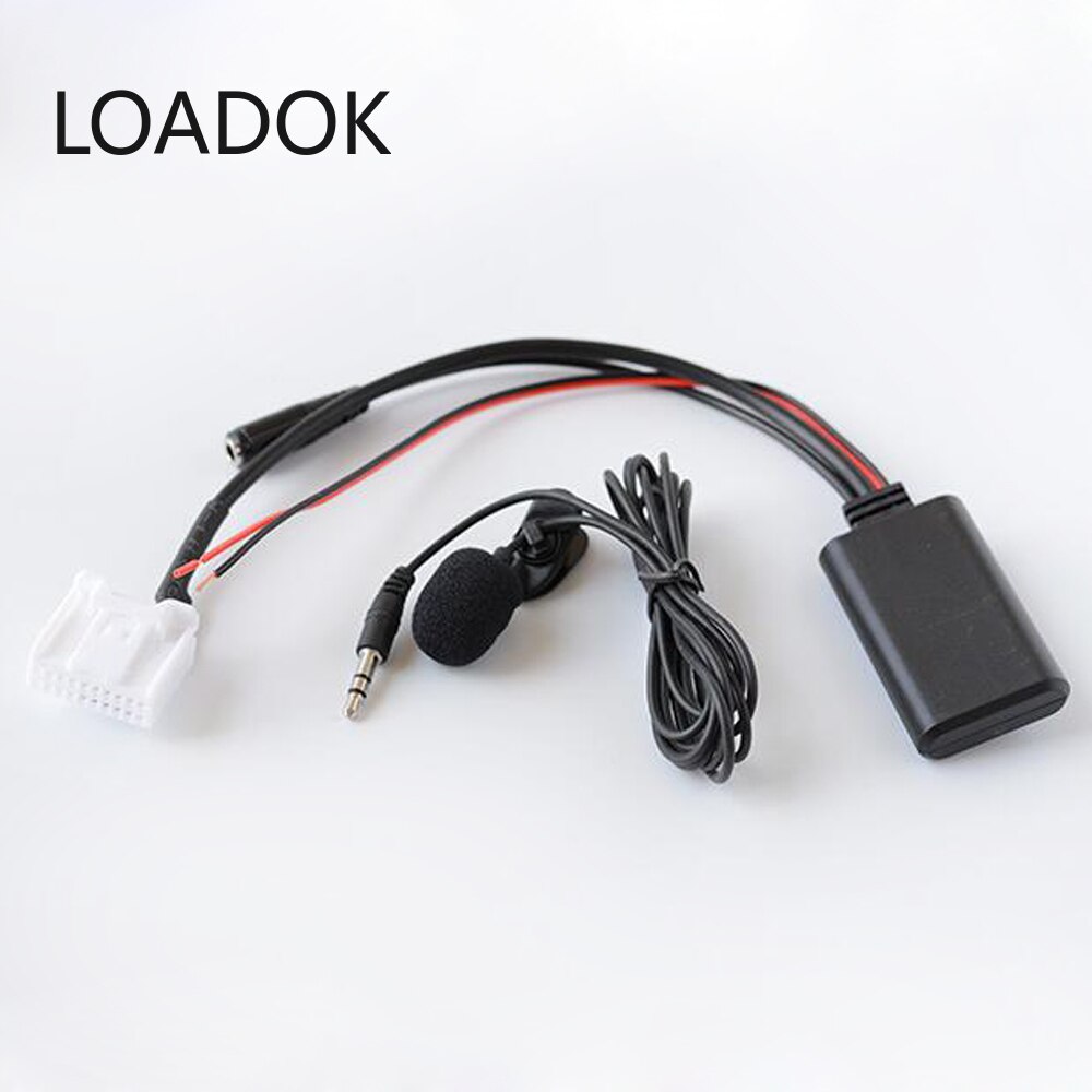 Car Bluetooth 5.0 AUX Cable Hands Free Microphone Adapter 20Pin Plug for Toyota Camry Corolla Lexus Highlander RAV4