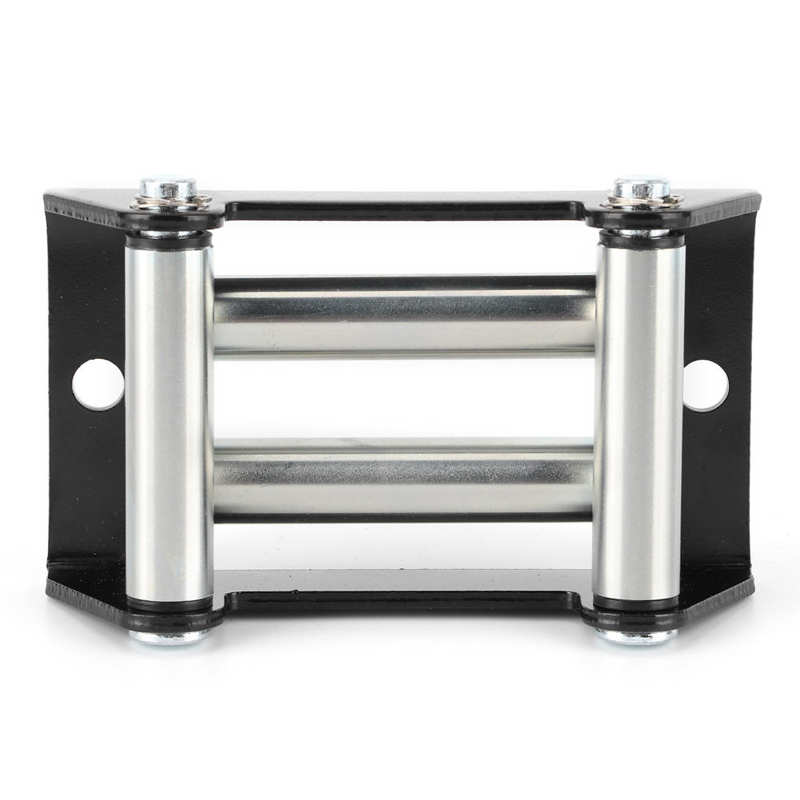 Heavy Duty Winch Roller Fairlead Galvanize 110mm/4.3in Hole Distance with Strong Construction Metal Fairlead