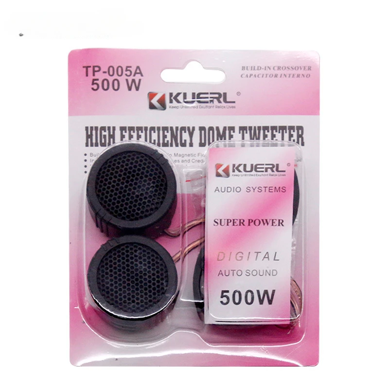 2x Auto Tweeter Dc 12V Auto Audio Tweeter Auto Speaker Universele Hoge Efficiëntie Luidspreker Tweeter 40W