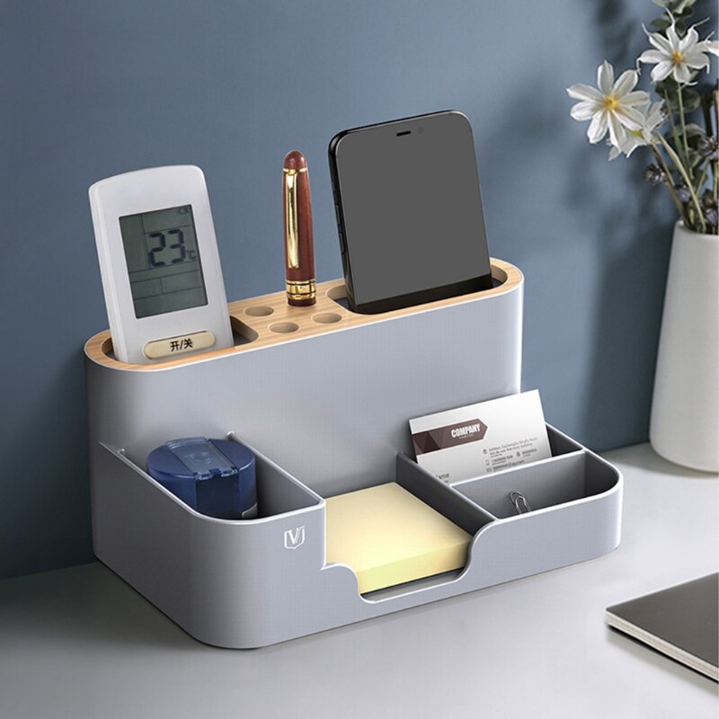Multifunction Stationery Storage Box TV Air Conditioner Remote Control Collection Organizer Practical Tissue Box Tool
