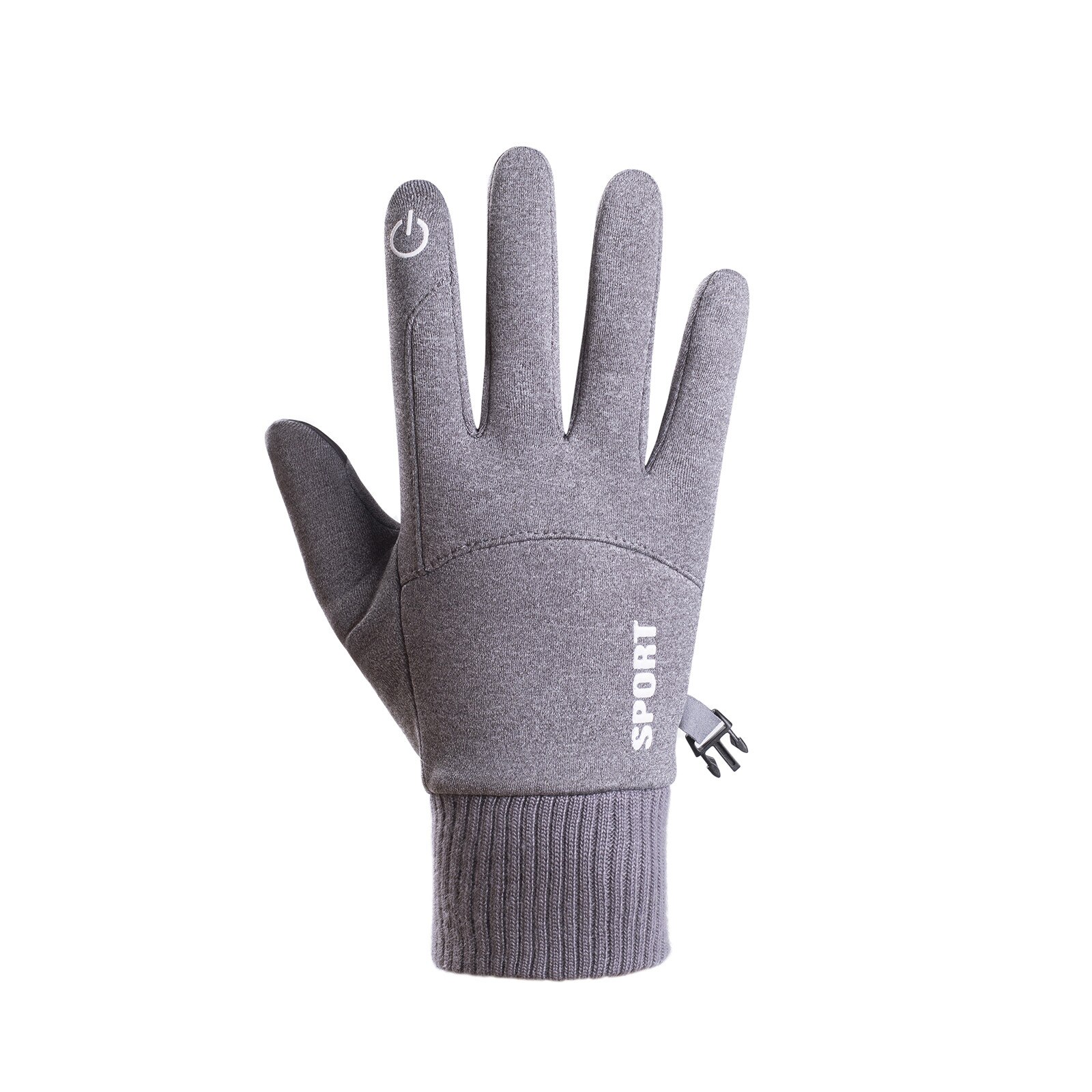 Mannen Winter Handschoenen Warm Touchscreen Handschoenen Winddicht Handschoenen Voor Mannen Handschoenen Gemaakt Van Polyester Vezels En Katoen Koude Handschoenen #40: Gray 