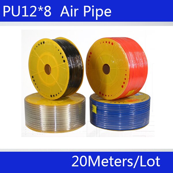 Pneumatische onderdelen 12mm pu-buizen 20m/ partijen voor lucht pneumatische slang 12*8 luchtslang luchtslang compressorslang