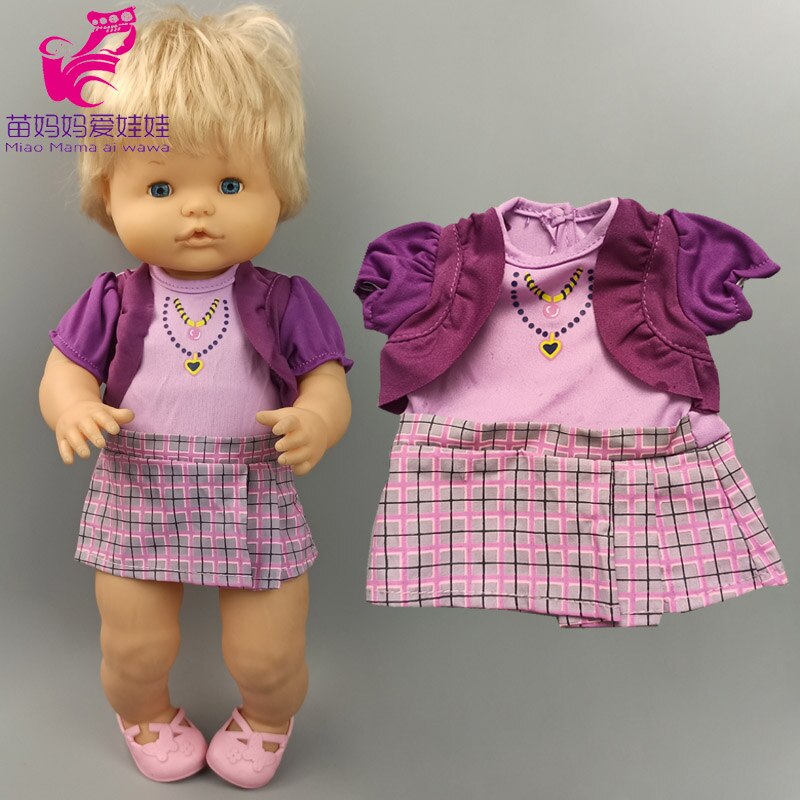 38 cm babydoll roupas para 40cm nenuco ropa y su hermanita boneca roupas acessórios: A4