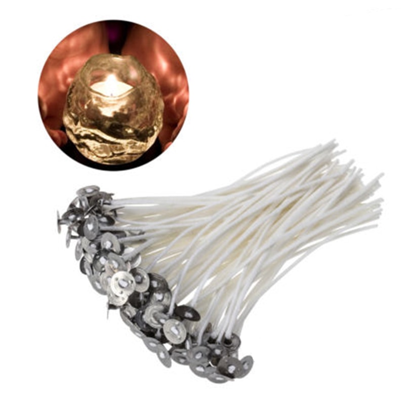 30 X 10cm Candle Wicks Cotton Core Pre Waxed Accessories For Candle Making DIY