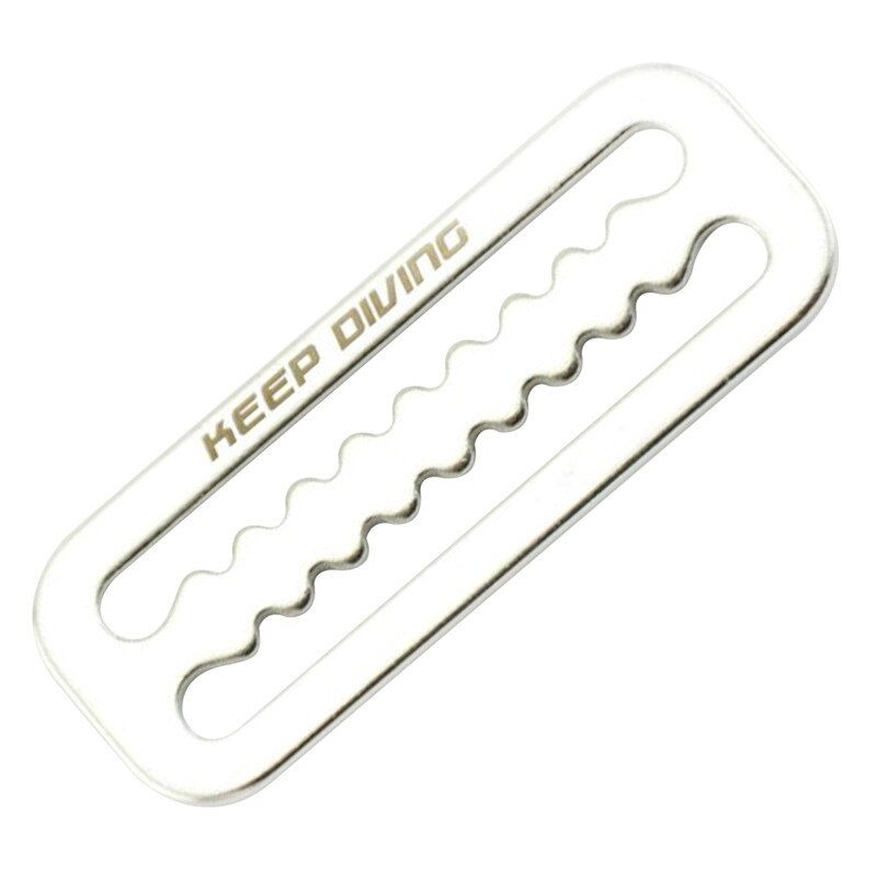 Cintura per pesi da immersione in acciaio inossidabile scivolo custode anello a D cinghia imbracatura fermo per cintura tappo accessori per apicoltura nuovo: 4
