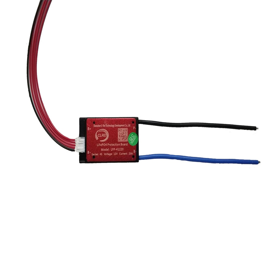CLRD 3.2V 4S 12V LiFePo4 battery 18650 BMS 10A 15A 20A 30A 40A 50A 60A battery BMS Charging Voltage 14.4V With balance