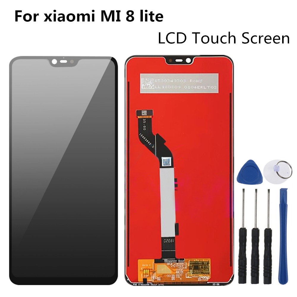 6.26 "Lcd Voor Xiaomi Mi 8 Lite Mi8 Jeugd Lcd Touch Screen Digitizer Vergadering Vervanging Voor Xiaomi Mi 8 lite