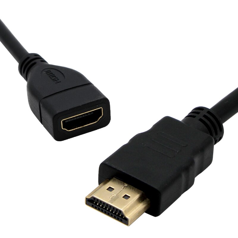 HDMI-compatible Male to Female Cable Connector Adapter Port 1080P Projector Displays Monitor HDTV Extension 0.3 0.5 1 1.5m 2m 3m
