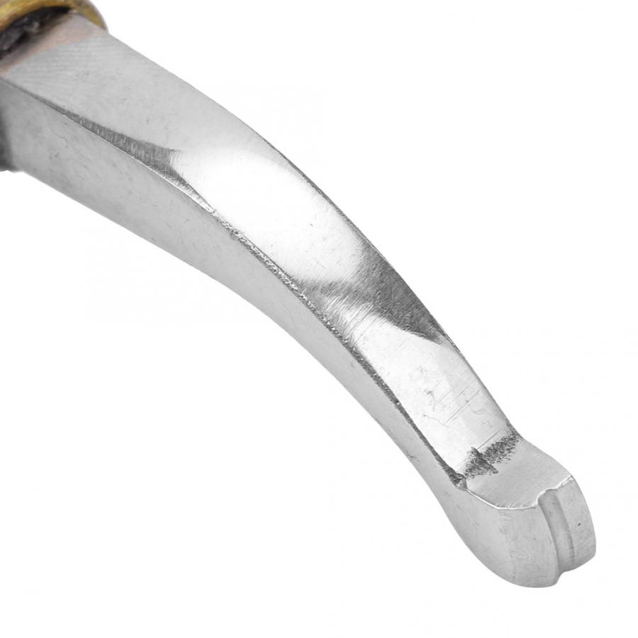 Outil de marquage artisanal en cuir, en acier inoxydable, poignée à presser accessoires de bricolage 1 pièce