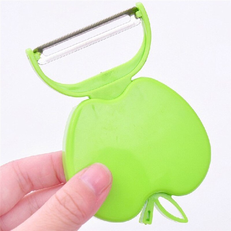 Práctico mini plegable pelador de frutas pelador parer pelador de frutas rallador rebanador de vegetales accesorios de cocina