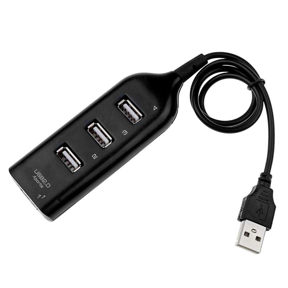 Usb Hub 5Mbps High Speed Multi Usb 2.0 Adapter Expander Klassieke Praktische Multi-Functionele 4 Poort Computer Splitter