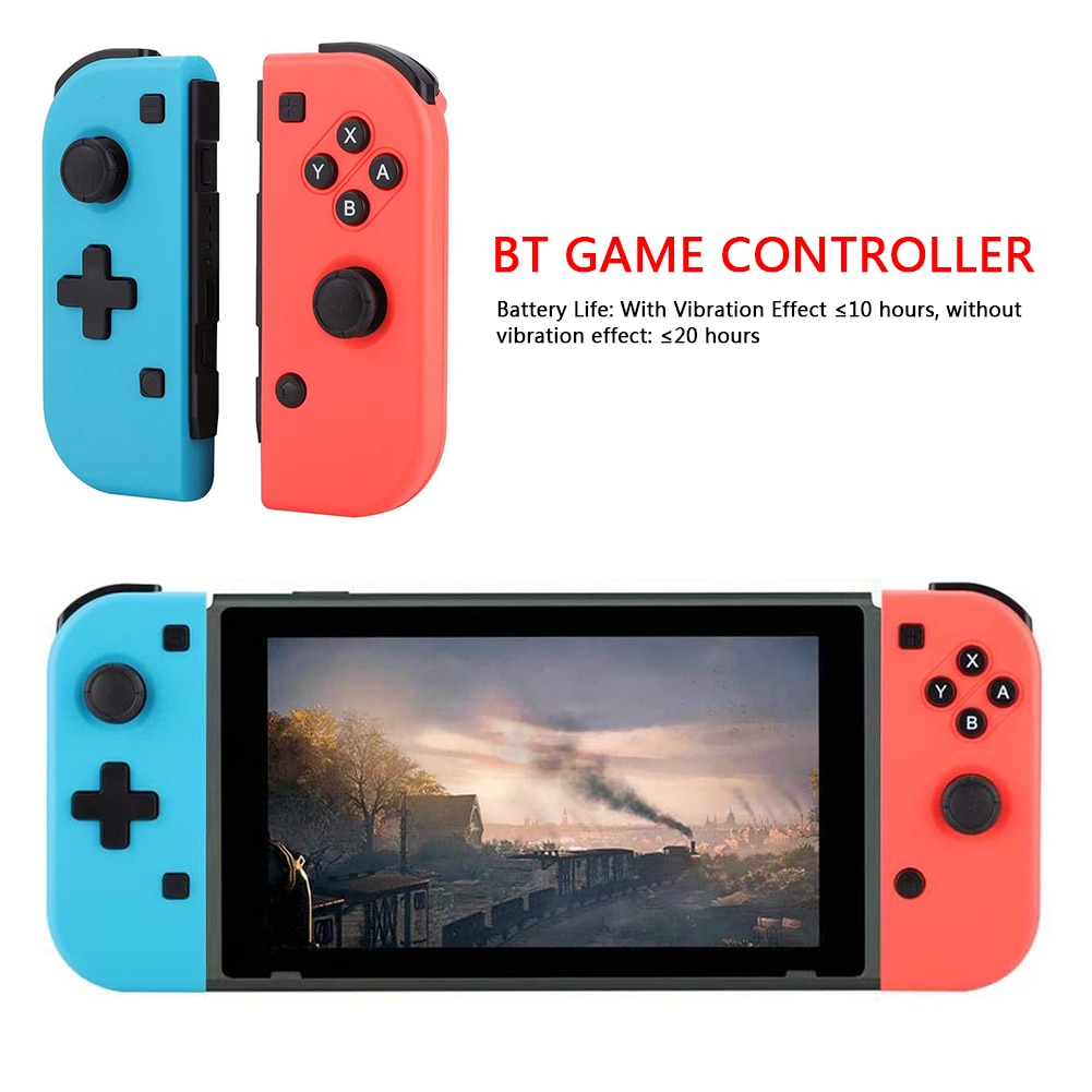 VKTECY Bluetooth Gaming Joycon Wireless Gamepad Controller Left Right Joystick for Nintend Switch Gamepad Joystick Button Cap