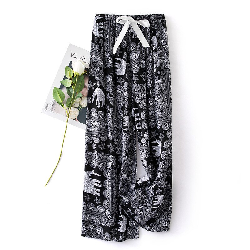 Ladies Cute Rainbow Cotton Pants Women Pajama Pants Soft Thin Summer Sleeping Clothes Women Long Pants Pantalon Pijama Mujer: 14